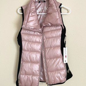 NWT XS Calvin Klein Pink Puffer Vest